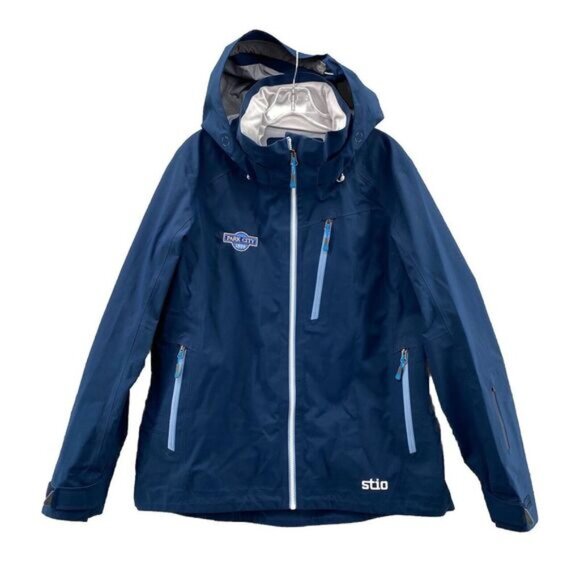 Stio Ski Jacket Womens Large Blue Environ Waterproof Snowboard Gorpcore Workwear - Picture 1 of 12